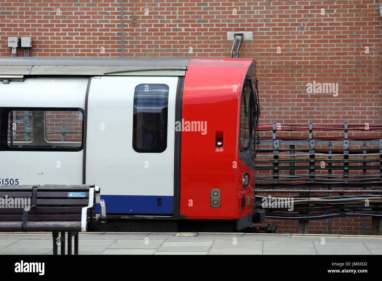 Front of tube train     Pic by Gavin Rodgers/Pixel 8000 Ltd Stock Photo