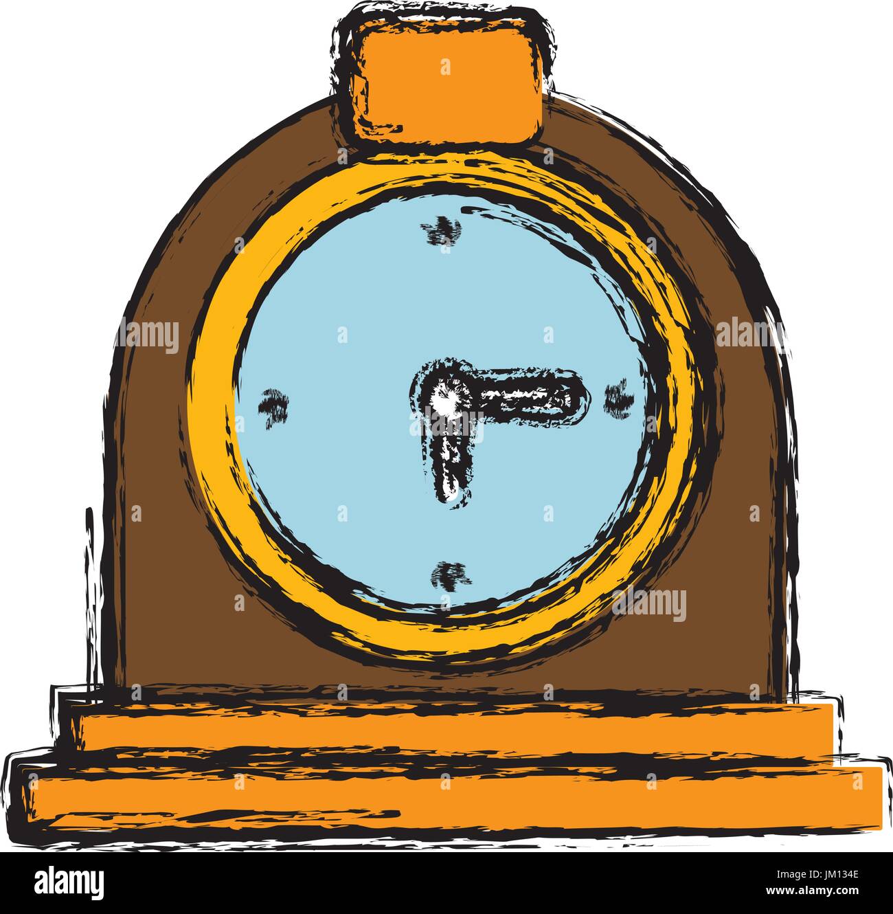 vintage clock icon Stock Vector Image & Art - Alamy