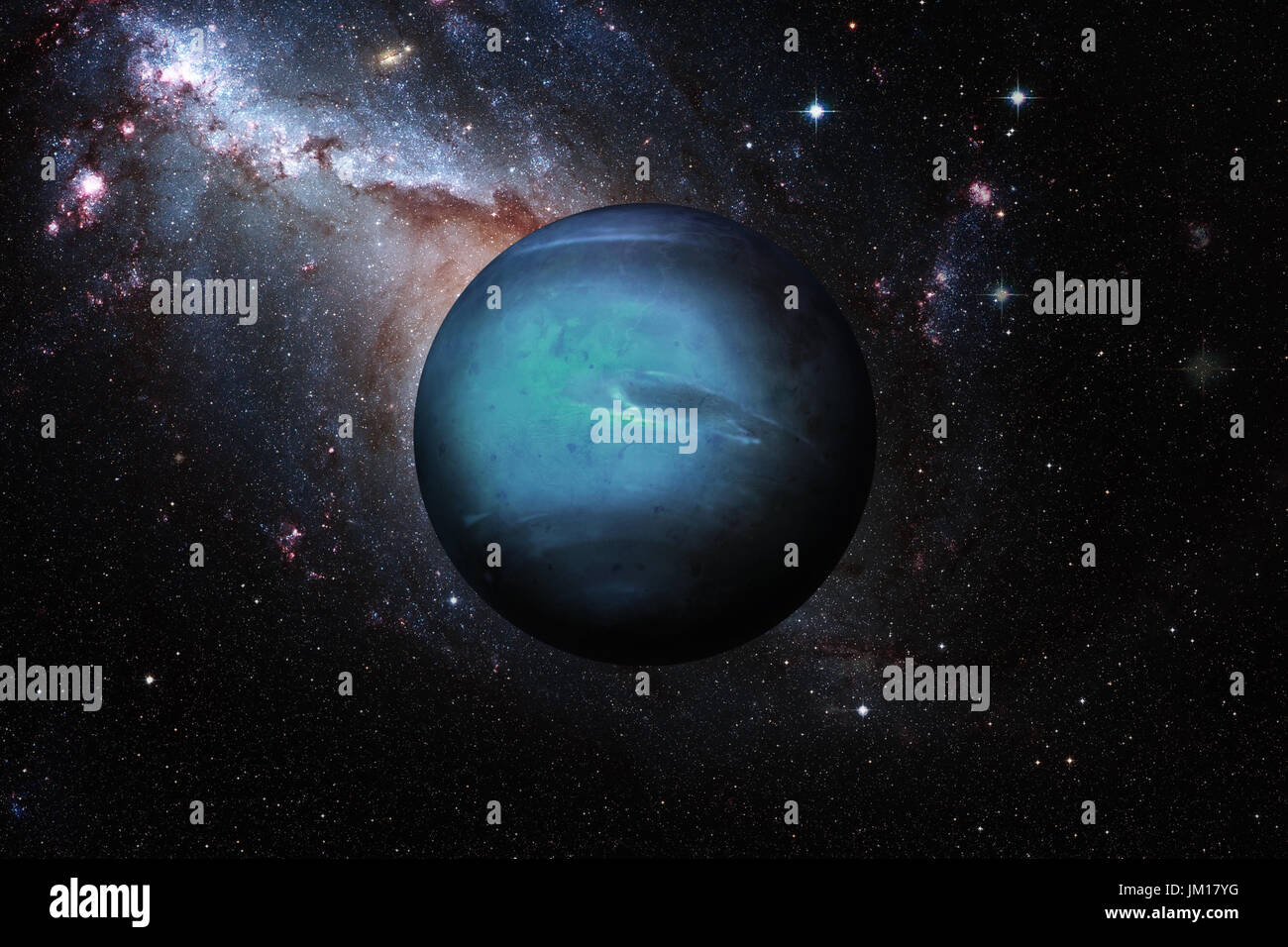 Solar System Neptune. It is the eighth and farthest from the Sun in the Solar System