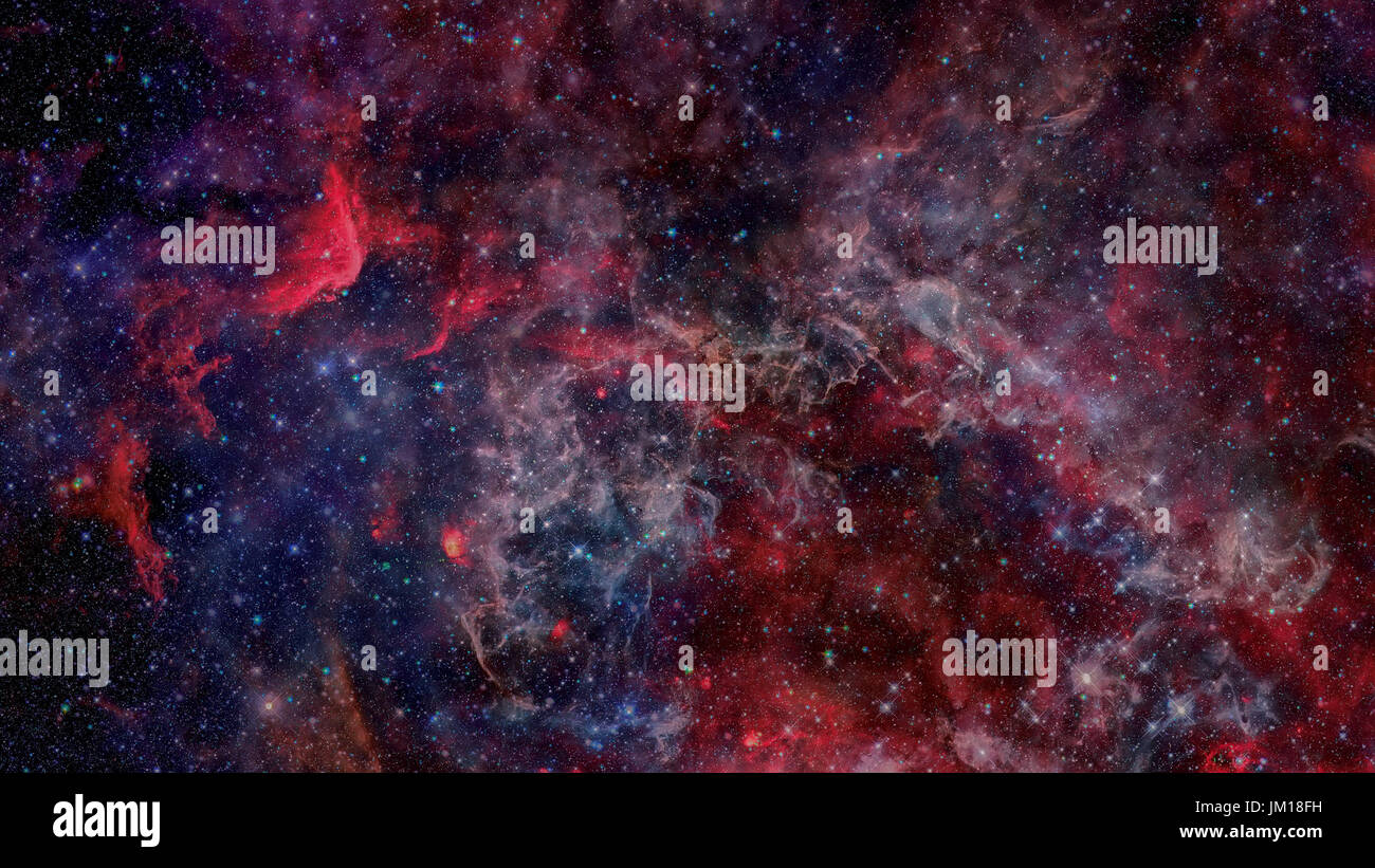 Colorful space nebula with stars. Elements of this image furnished by ...