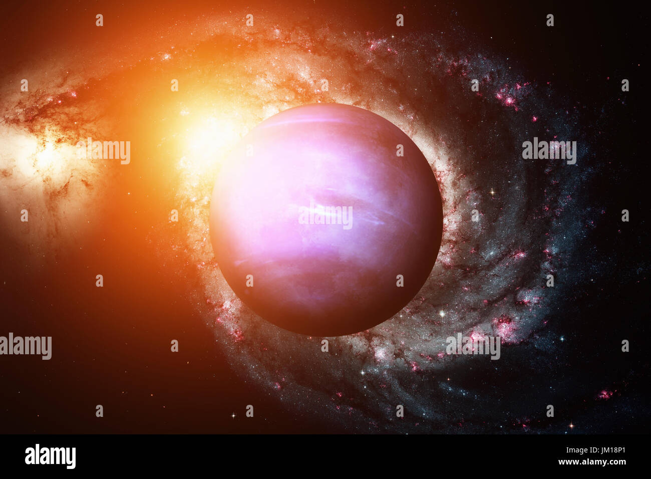 Solar System Neptune. It is the eighth and farthest from the Sun in the Solar System