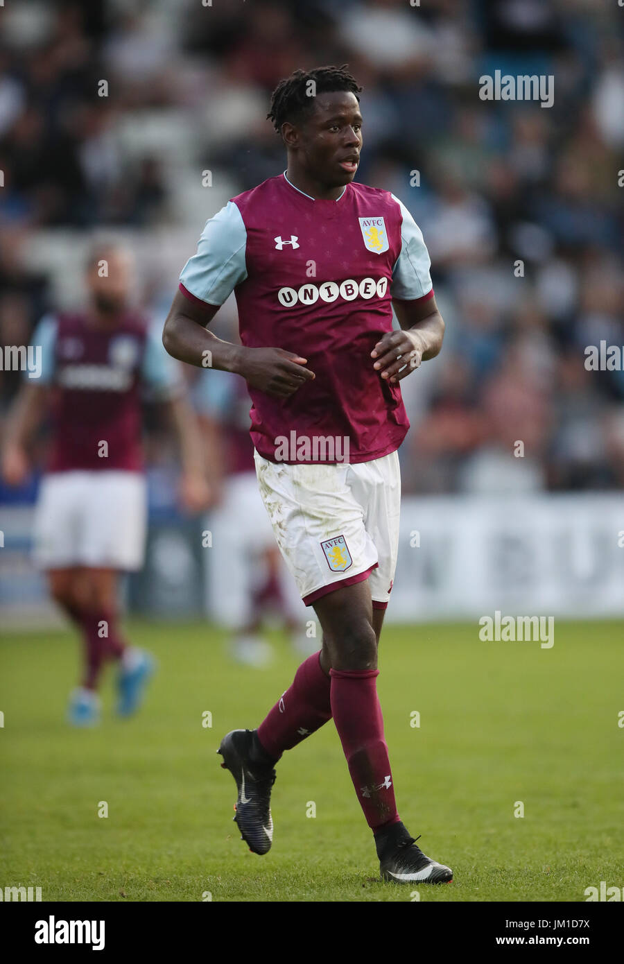 Aston Villa's Keenan Davies during the pre-season friendly at New Bucks Head, Telford. PRESS ASSOCIATION Photo. Picture date: Wednesday July 12, 2017. Photo credit should read: Nick Potts/PA Wire. RESTRICTIONS: No use with unauthorised audio, video, data, fixture lists, club/league logos or 'live' services. Online in-match use limited to 75 images, no video emulation. No use in betting, games or single club/league/player publications. Stock Photo