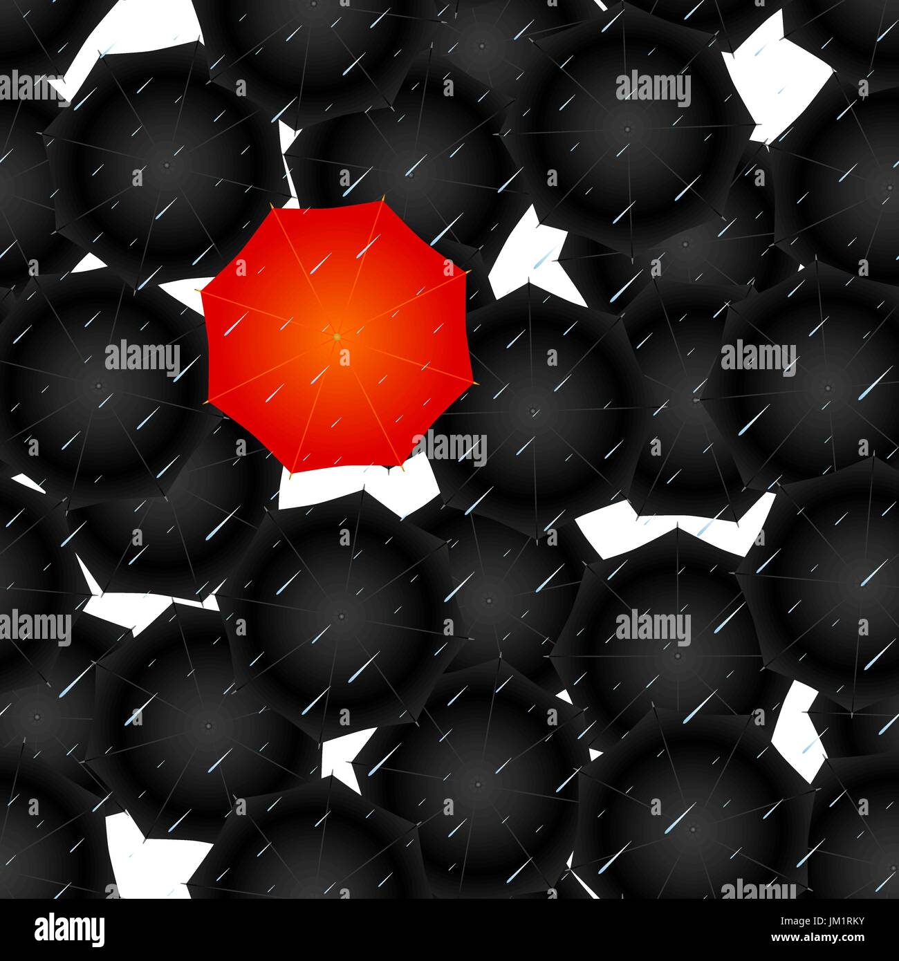 The rain opened Stock Vector Images - Alamy
