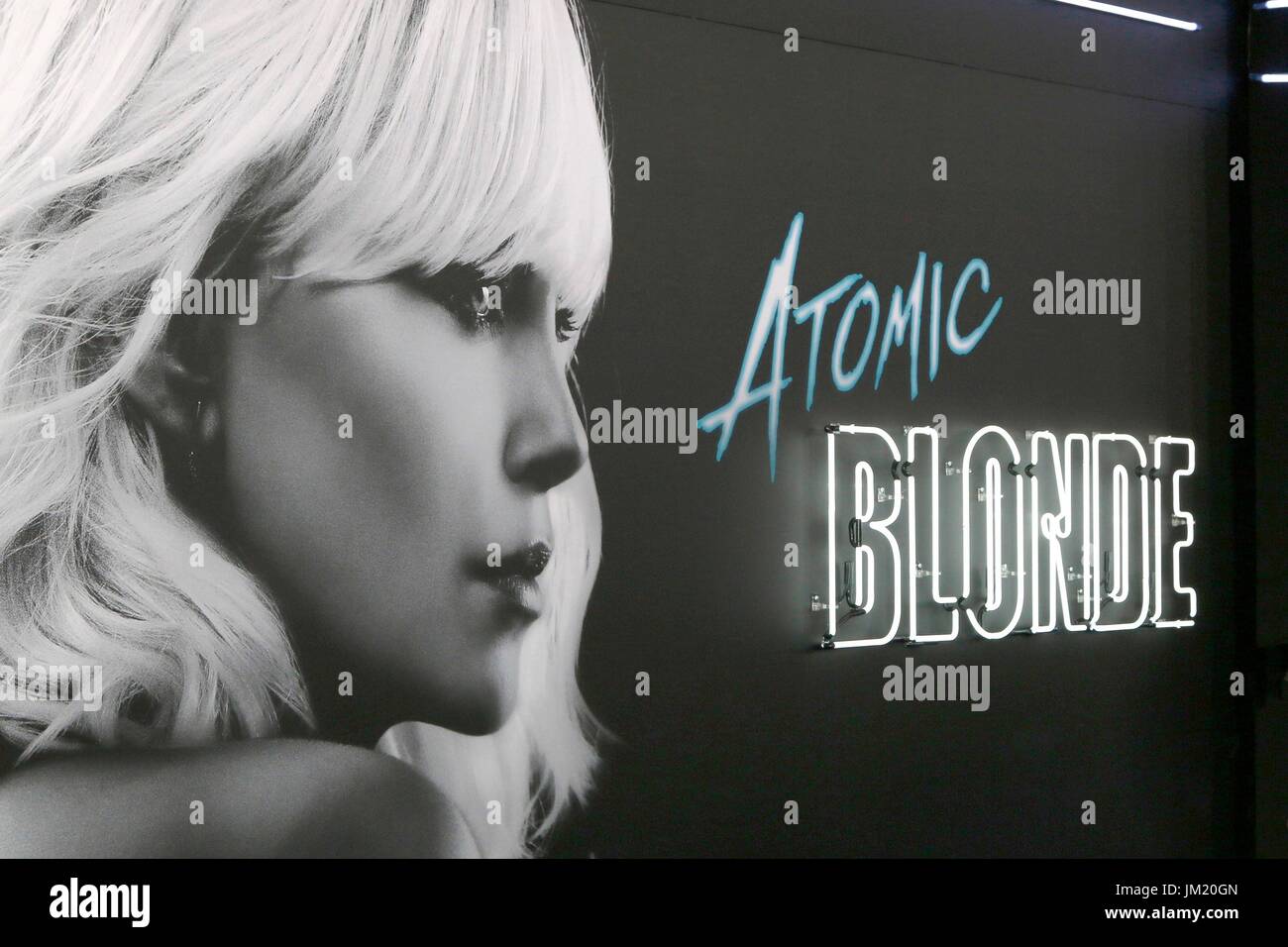 Los Angeles, CA, USA. 24th July, 2017. Atmosphere at arrivals for ATOMIC BLONDE Premiere, Ace Hotel Los Angeles, Los Angeles, CA July 24, 2017. Credit: Priscilla Grant/Everett Collection/Alamy Live News Stock Photo