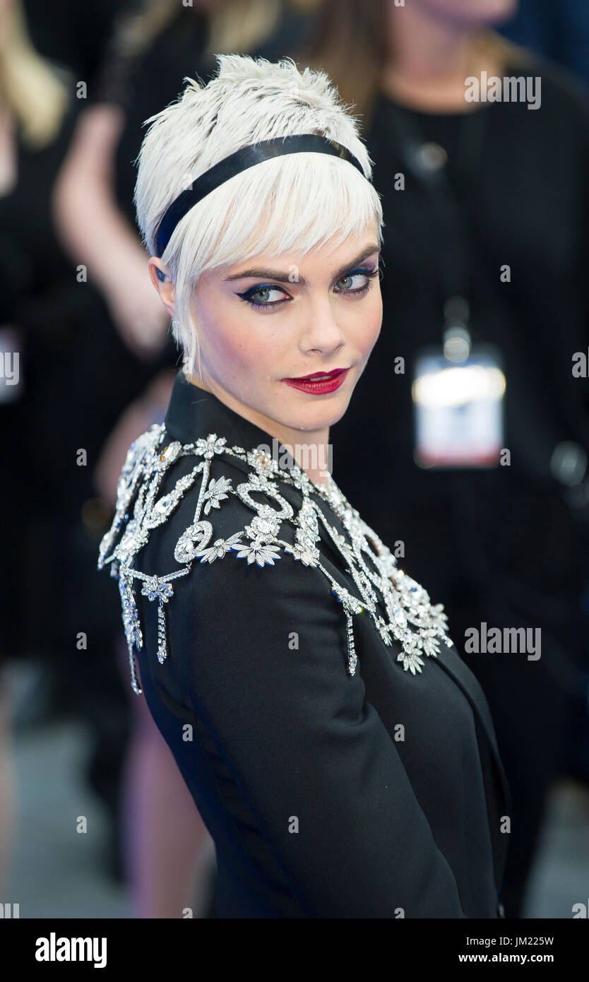 London, UK. Cara Delevingne at the 'Valerian And The City Of A Thousand