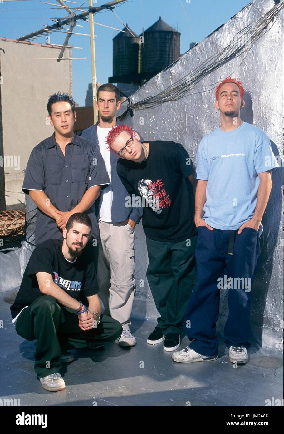 New York, NY, USA. 25th July, 2017. Linkin Park, Brad Delson, Joseph