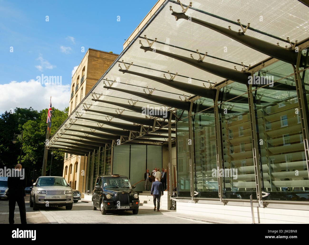 Entrance to the Berkeley Hotel, Wilton Place, Knightsbridge, London