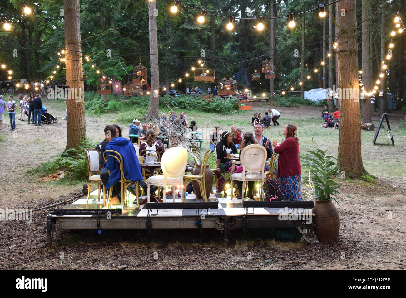 Latitude Festival 2017, Henham Park, Suffolk, UK. Faraway Forest Stock Photo