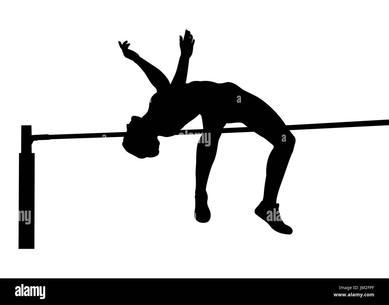 High jumper Black and White Stock Photos & Images - Alamy