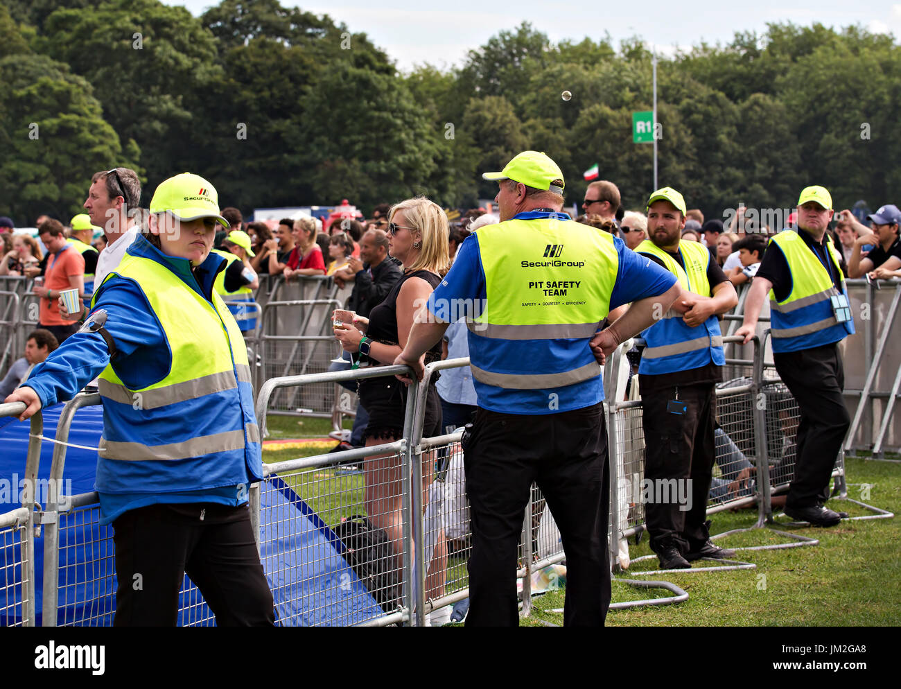 Music festival security hires stock photography and images Alamy