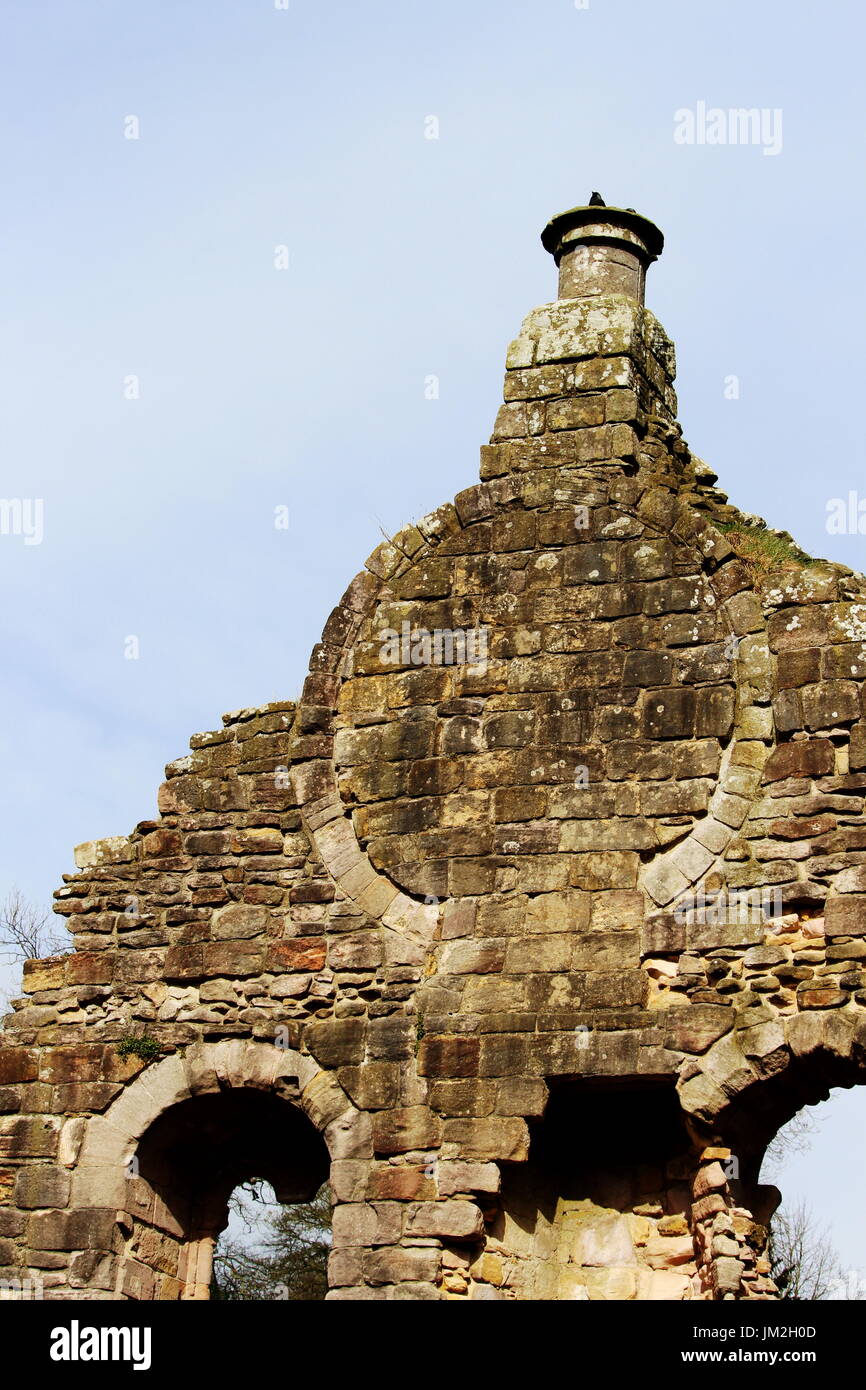 Interesting architecture at Fountains Abbey, Yorkshire Stock Photo Alamy