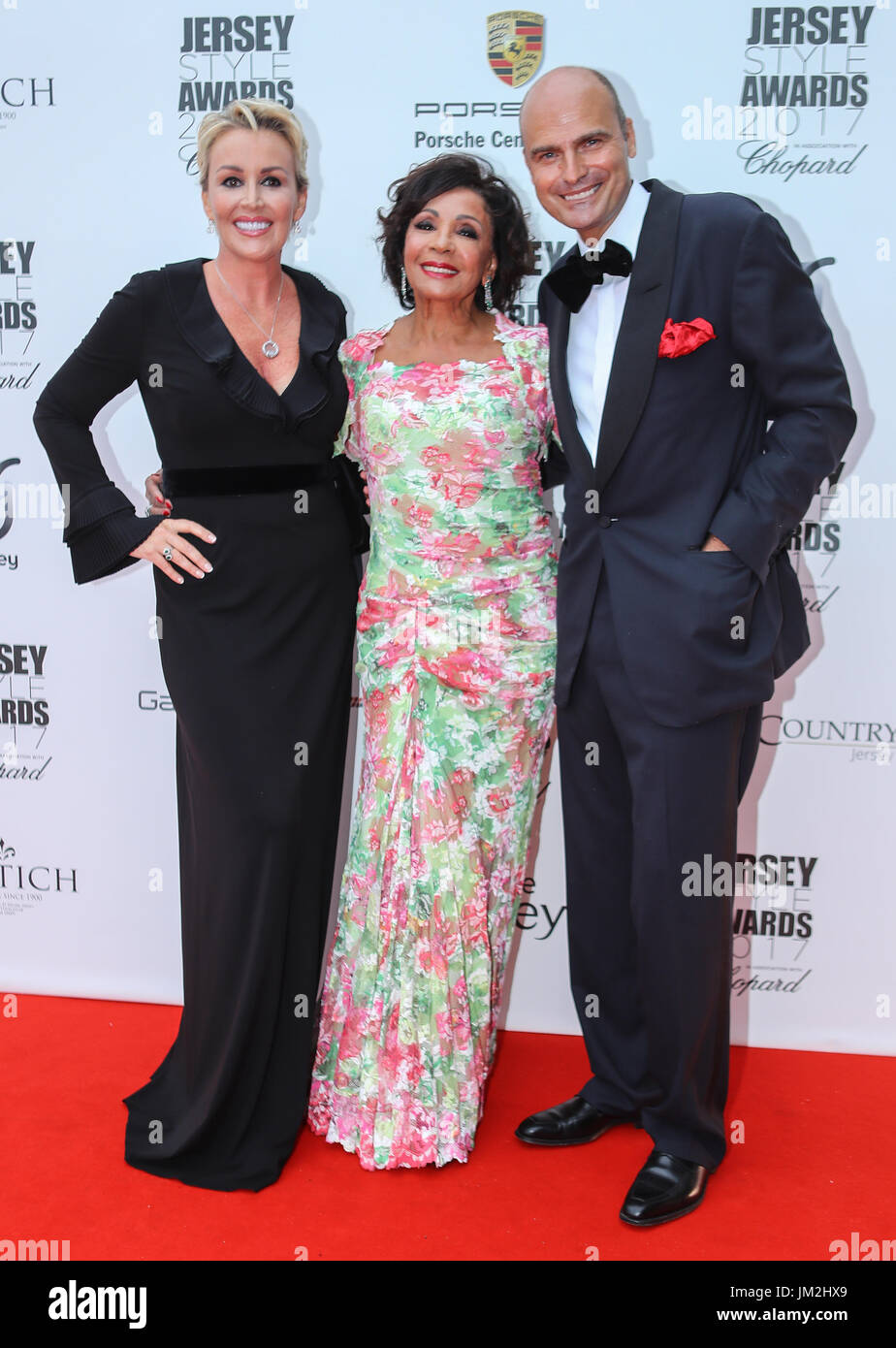 2017 Jersey Style Awards - Arrivals  Featuring: Sascha Hartman, Dame Shirley Bassey, Tessa Hartmann Where: St Helier, United Kingdom When: 24 Jun 2017 Credit: John Rainford/WENN.com Stock Photo