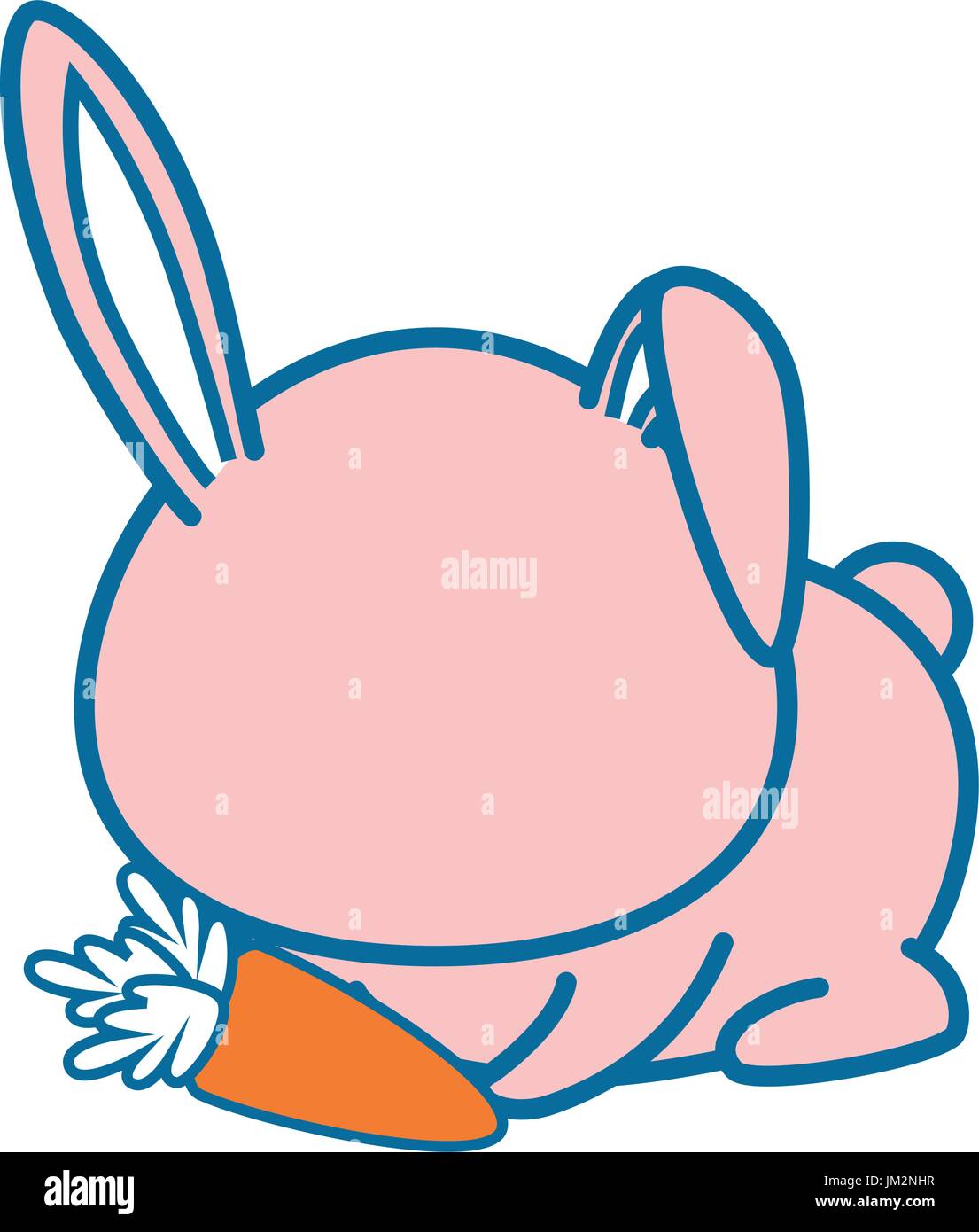 isolated cute sitting rabbit icon vector illustration graphic design ...