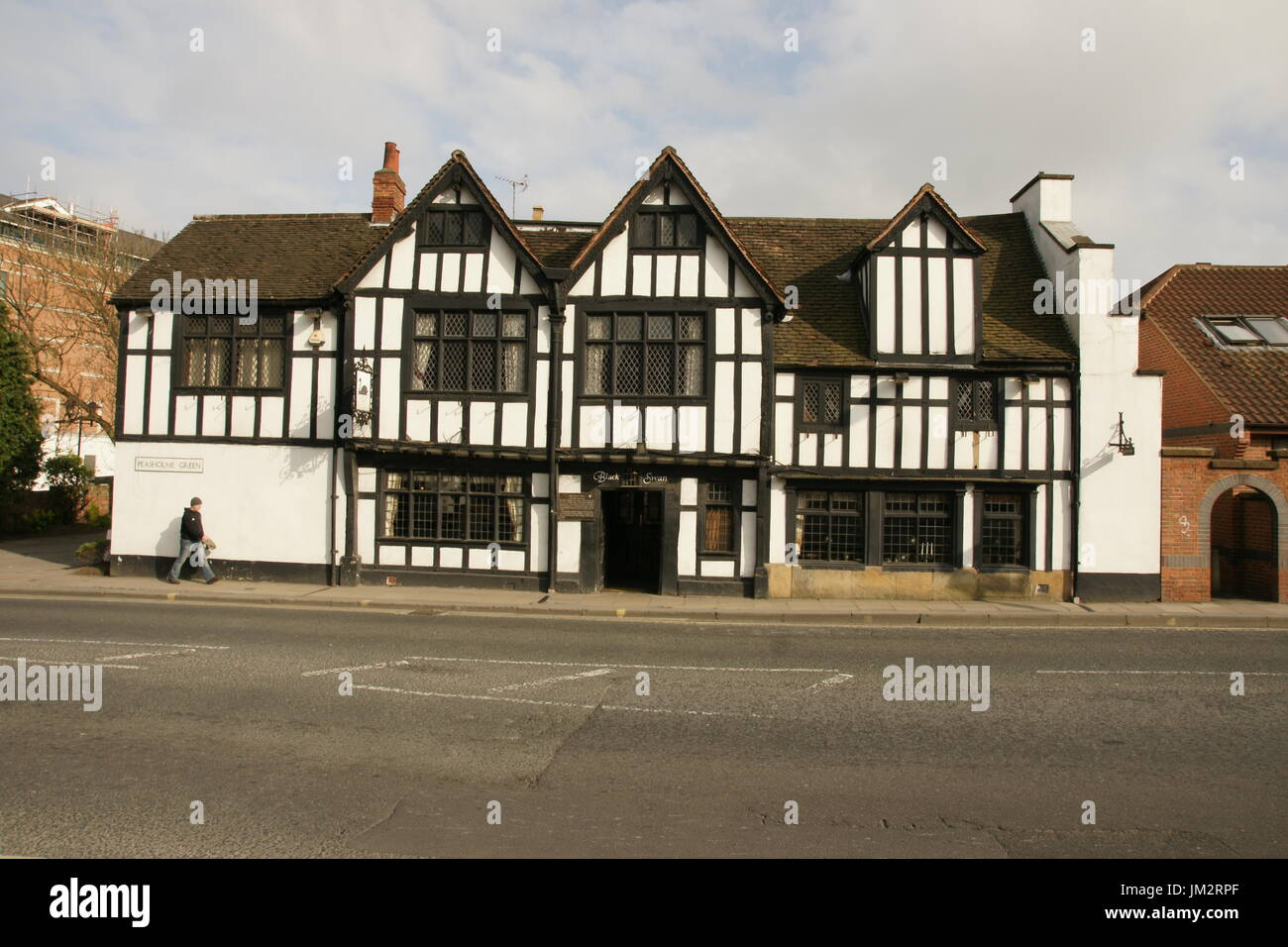 Black Swan Public house, Peasholme green, York Stock Photo