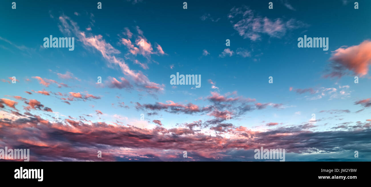sky with clouds at sunset Stock Photo - Alamy