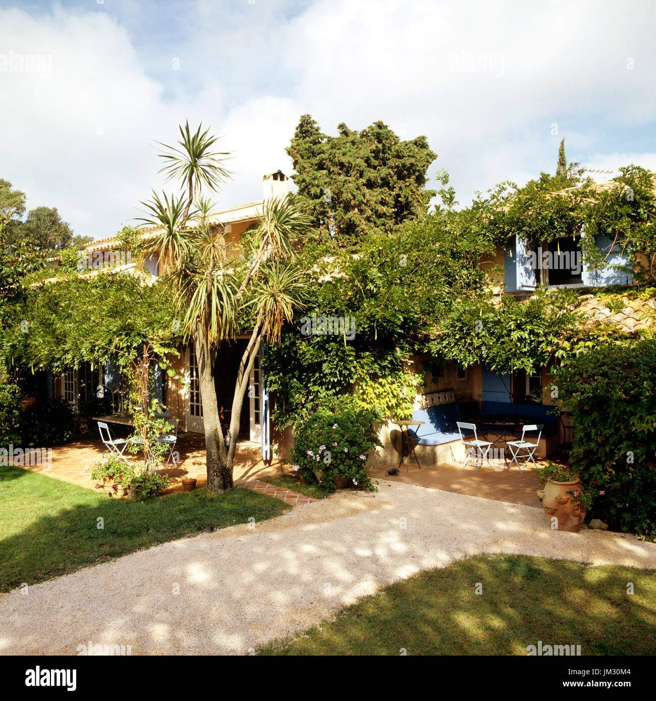 Mediterranean style house Stock Photo