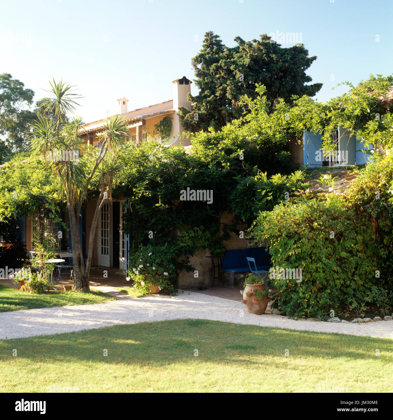 Mediterranean style house Stock Photo