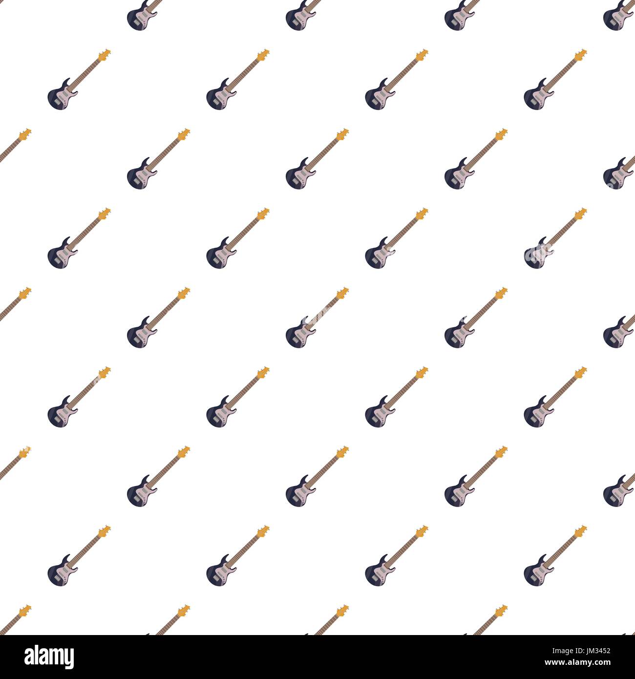 Black electric guitar pattern Stock Vector Image & Art - Alamy