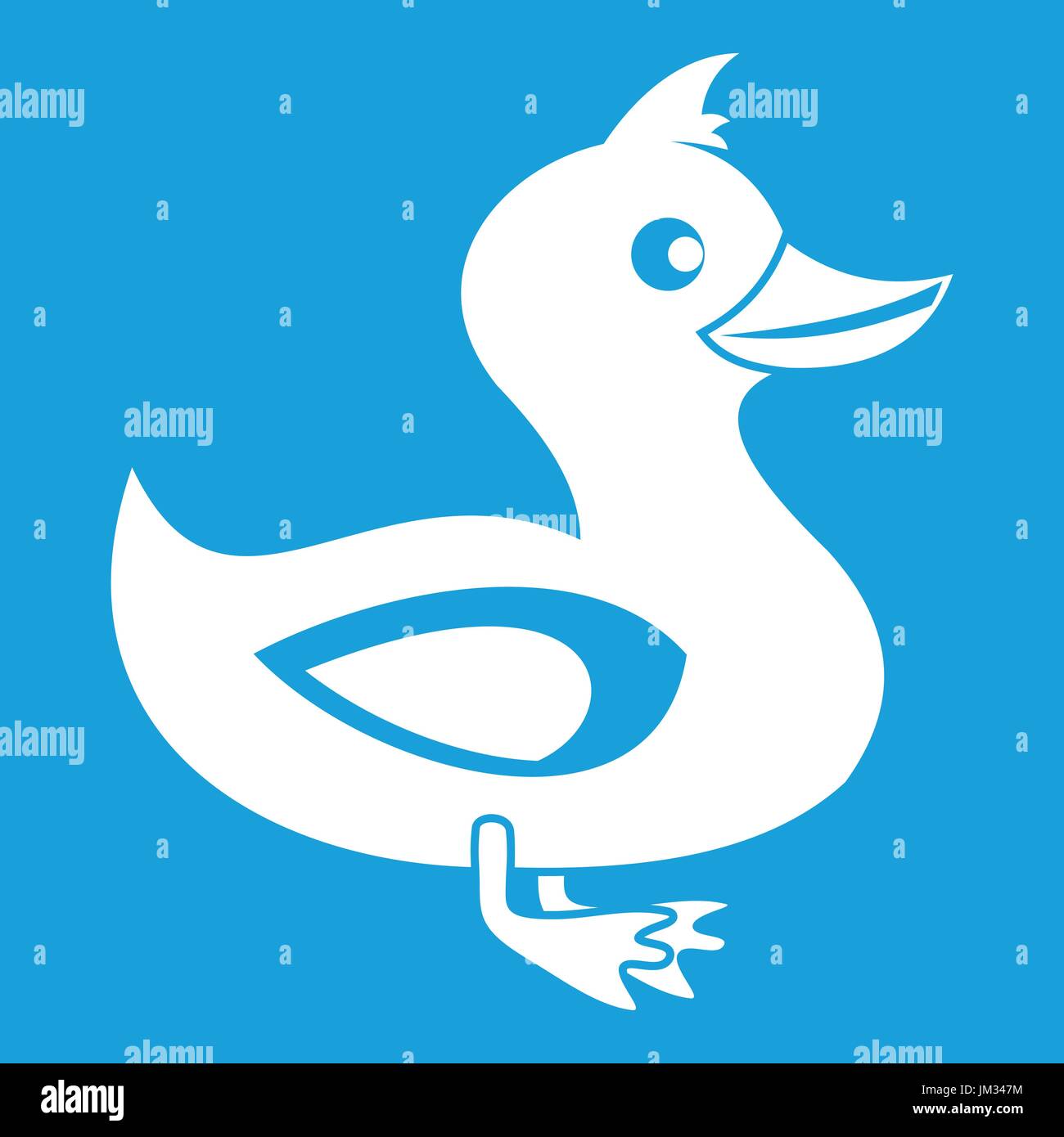 Black duck icon white Stock Vector Image & Art Alamy
