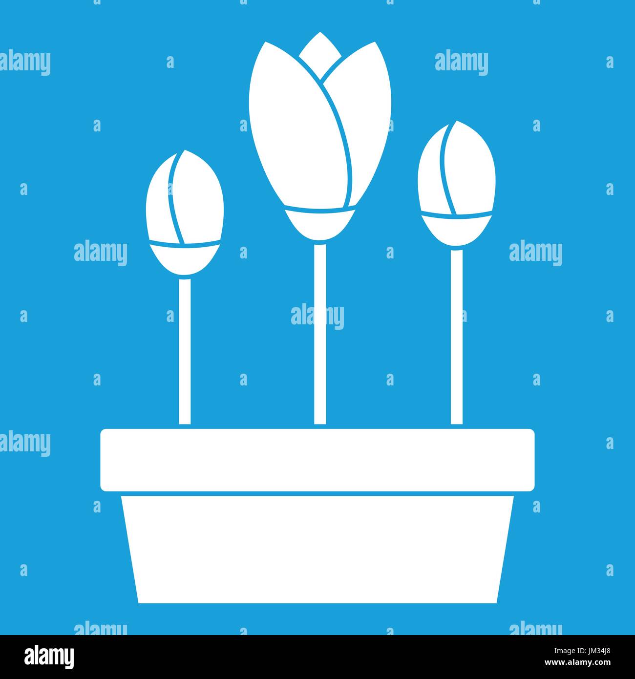 Spring flower container tulip Stock Vector Images - Alamy