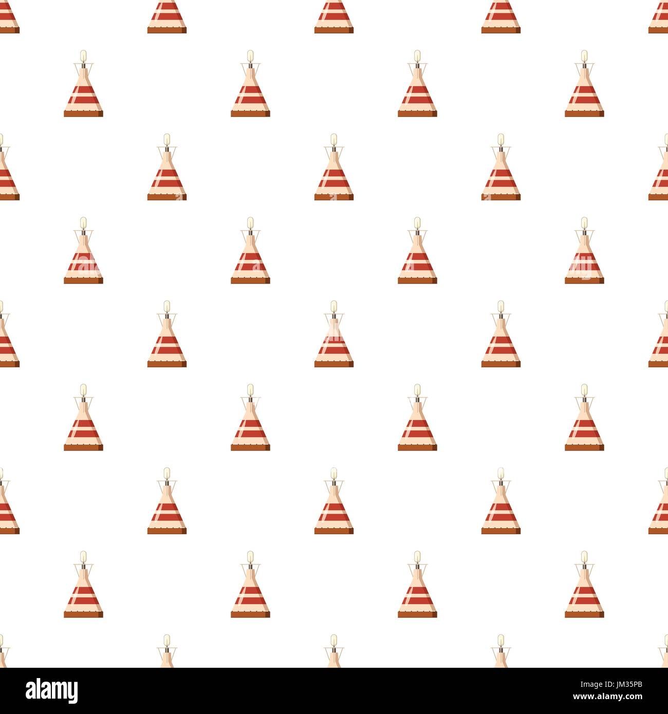 Portable gas burner pattern Stock Vector