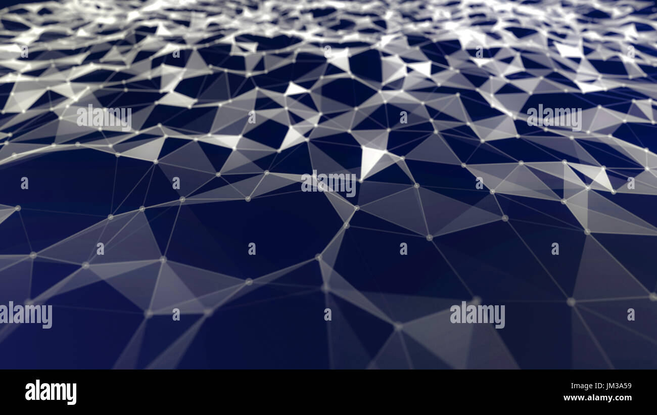 low poly background Stock Photo