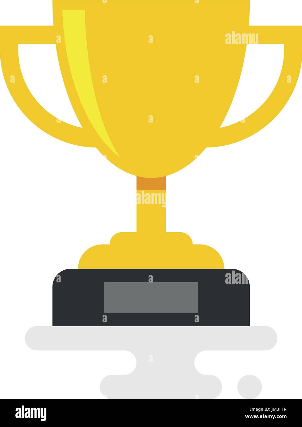 Trophy Cup Vector Flat Icon isolated on white background Stock Vector ...