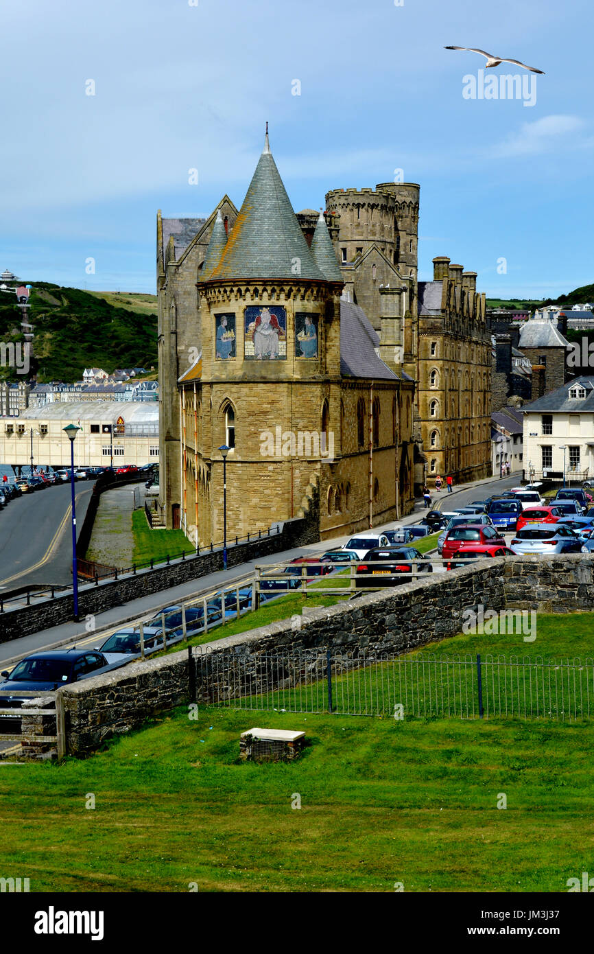Aberystwyth Old College, West Wales. Stock Photo