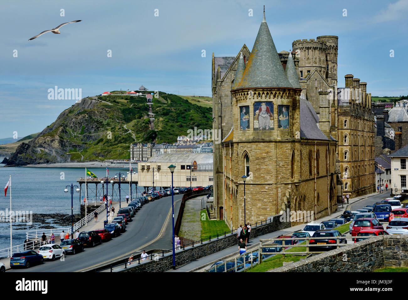 Aberystwyth Old College, West Wales. Stock Photo