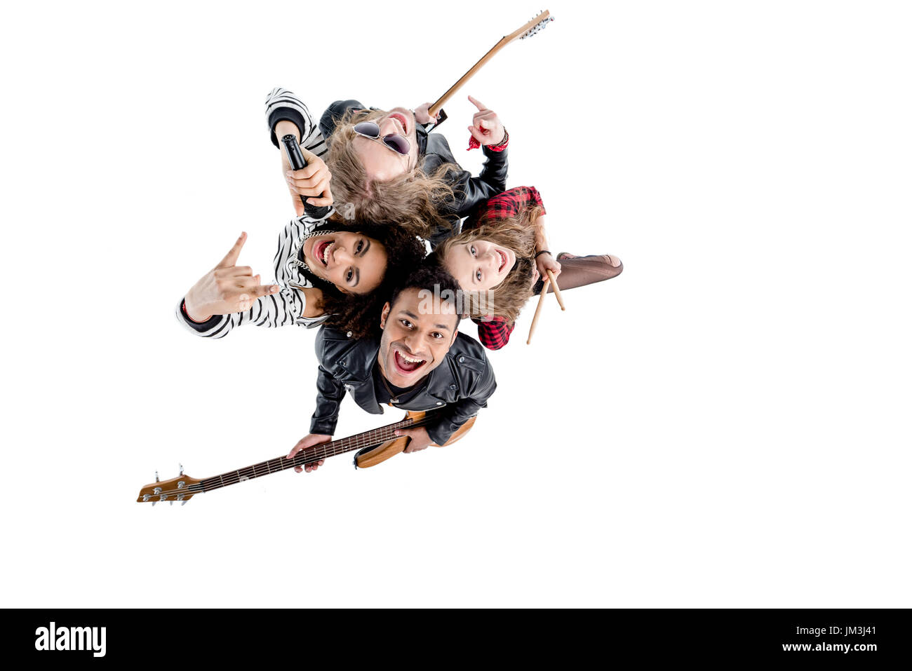 rock and roll band Stock Photo - Alamy