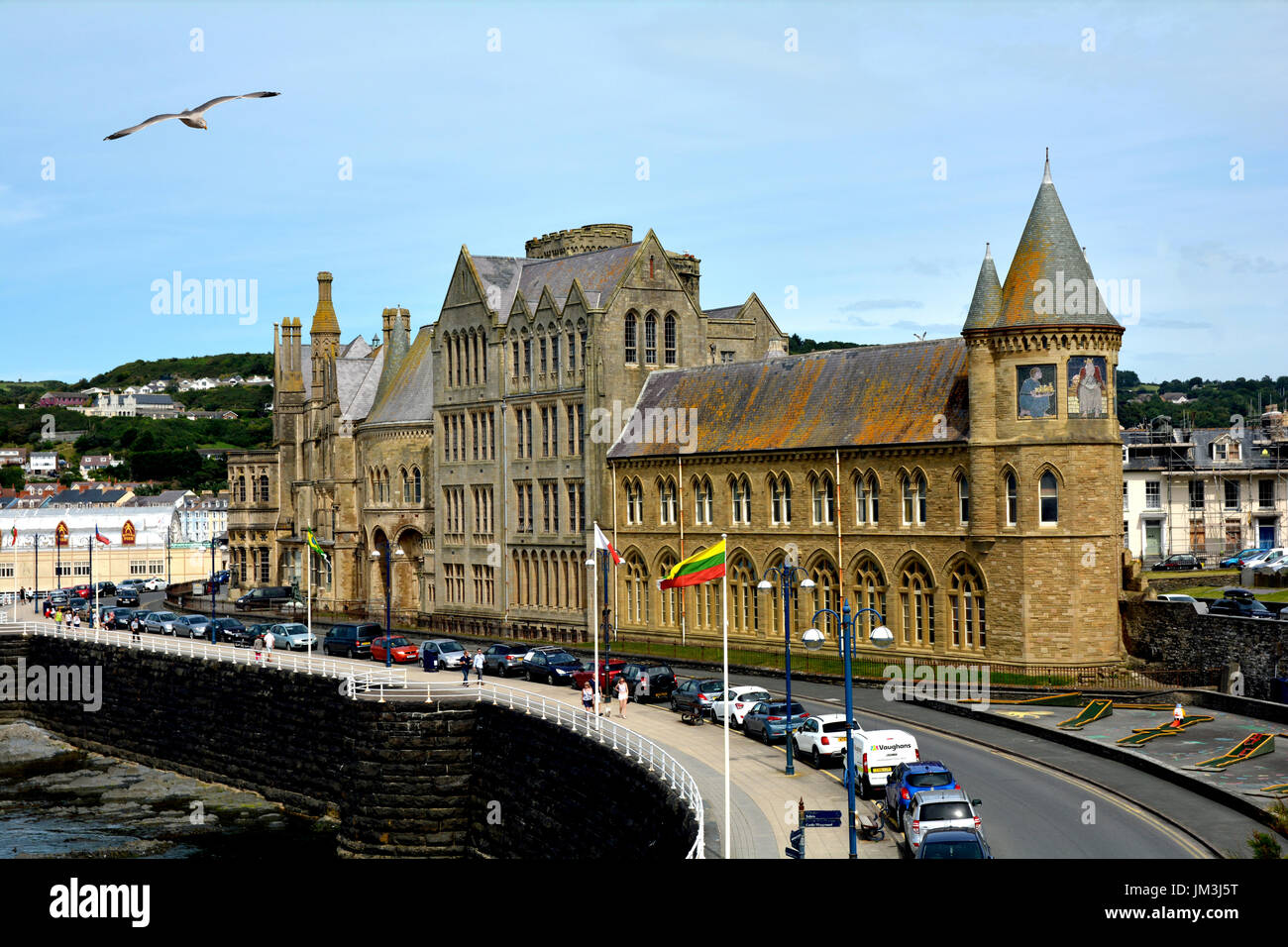 Aberystwyth Old College, West Wales. Stock Photo