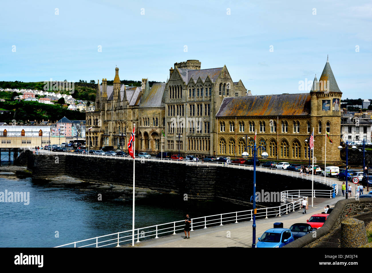 Aberystwyth Old College, West Wales. Stock Photo