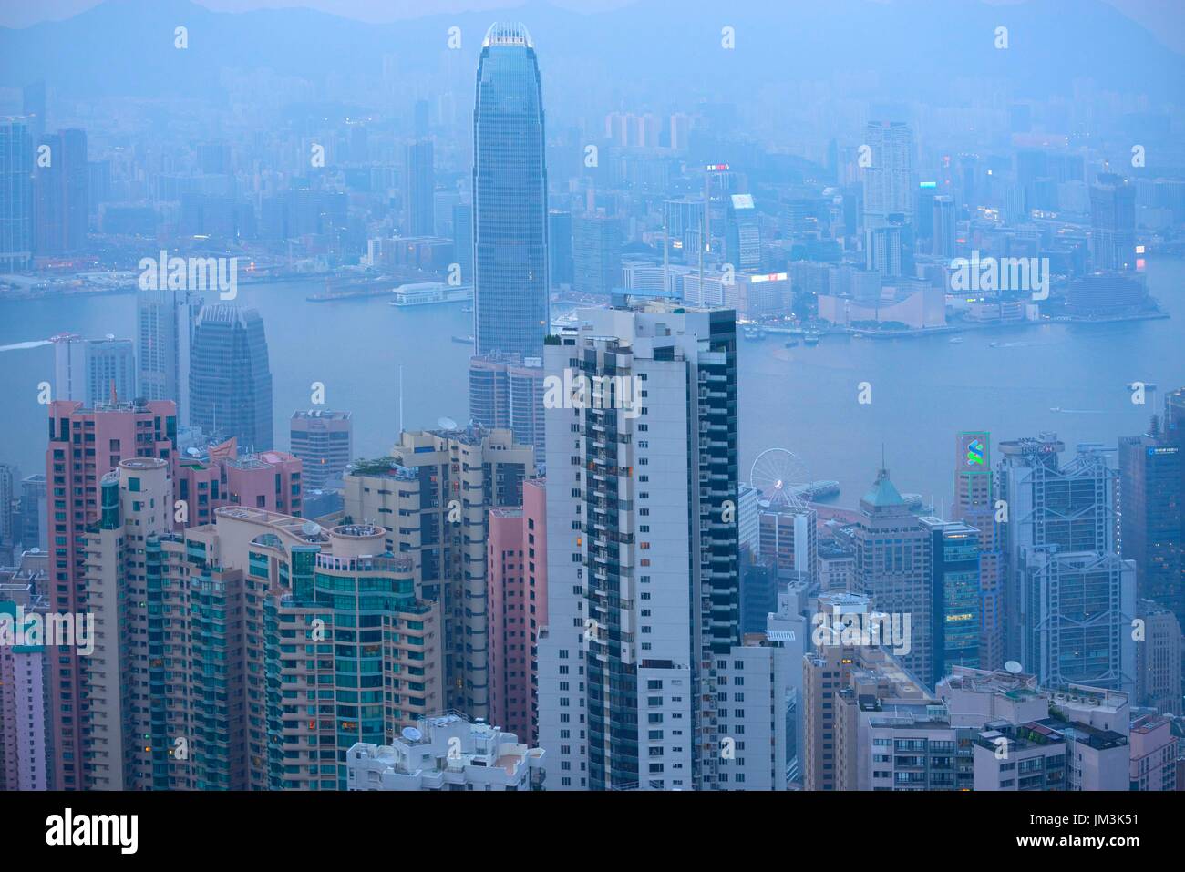 Hong Kong Skyline Stock Photo Alamy