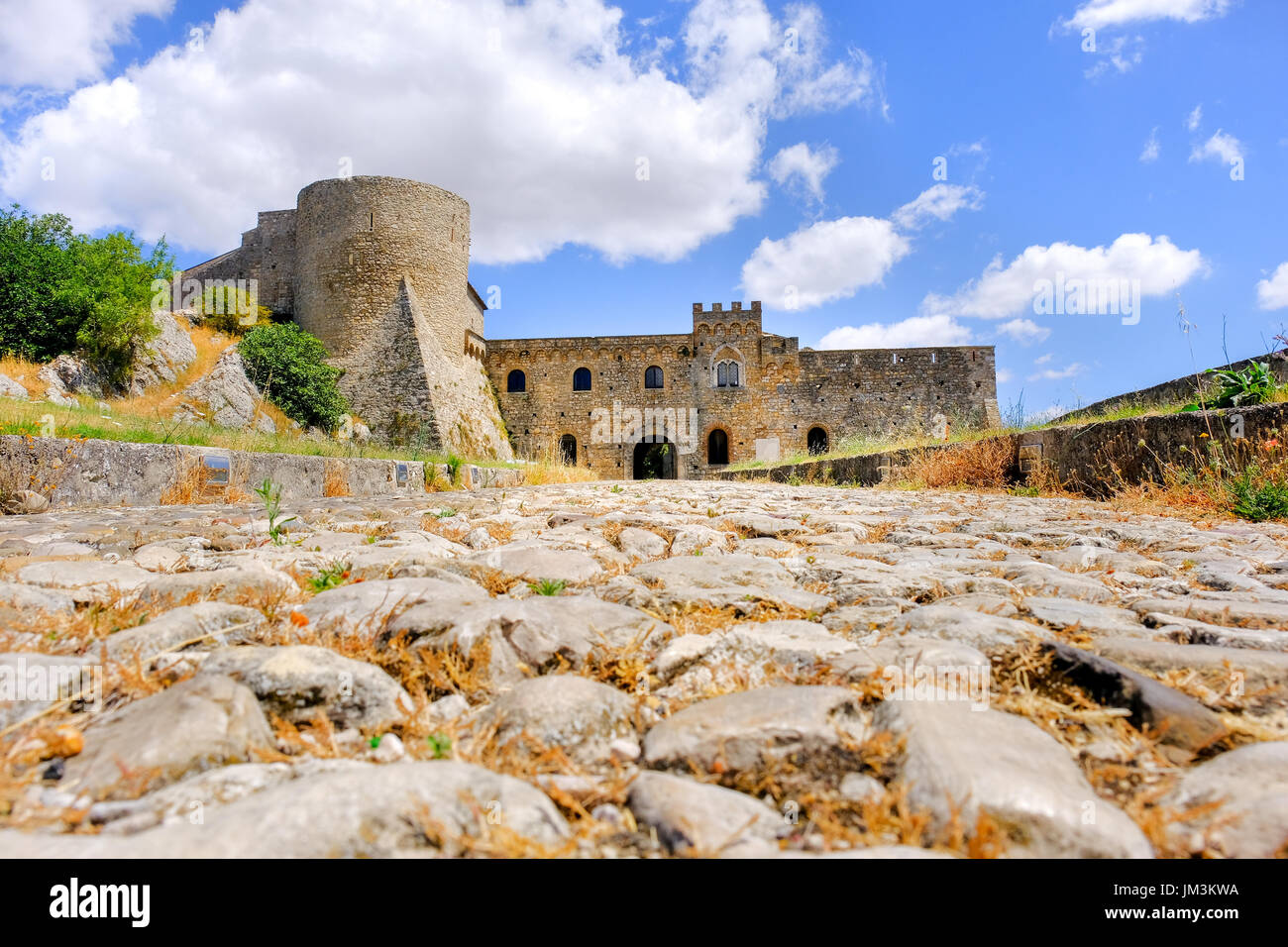 castle of Bovino , Gargano - Foggia - Apulia - Italy Stock Photo