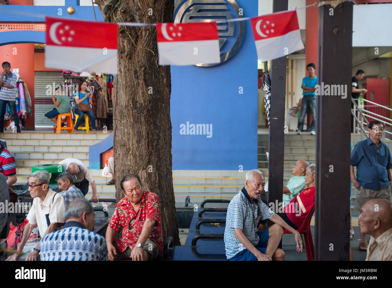Singapore elderly population hi-res stock photography and images - Alamy