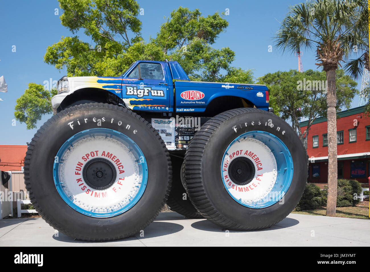 Big Foot, Monster Truck, Fun Spot USA, Kissimmee, Florida. Stock Photo