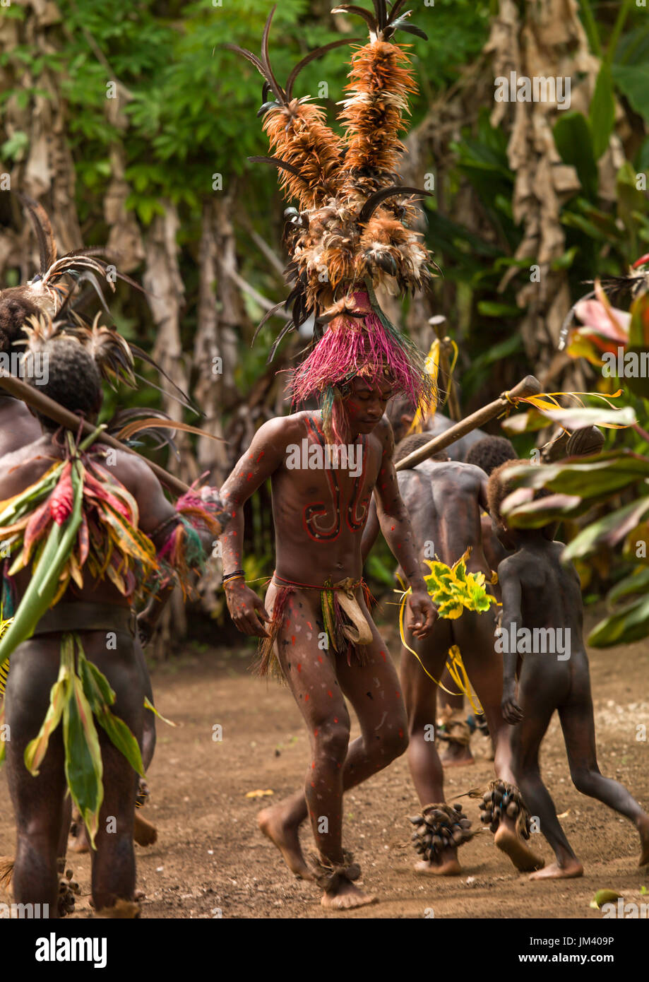 small nambas Small Nambas tribesmen during the palm tree dance, Malekula island,  Gortiengser, Vanuatu Stock Photo - Alamy