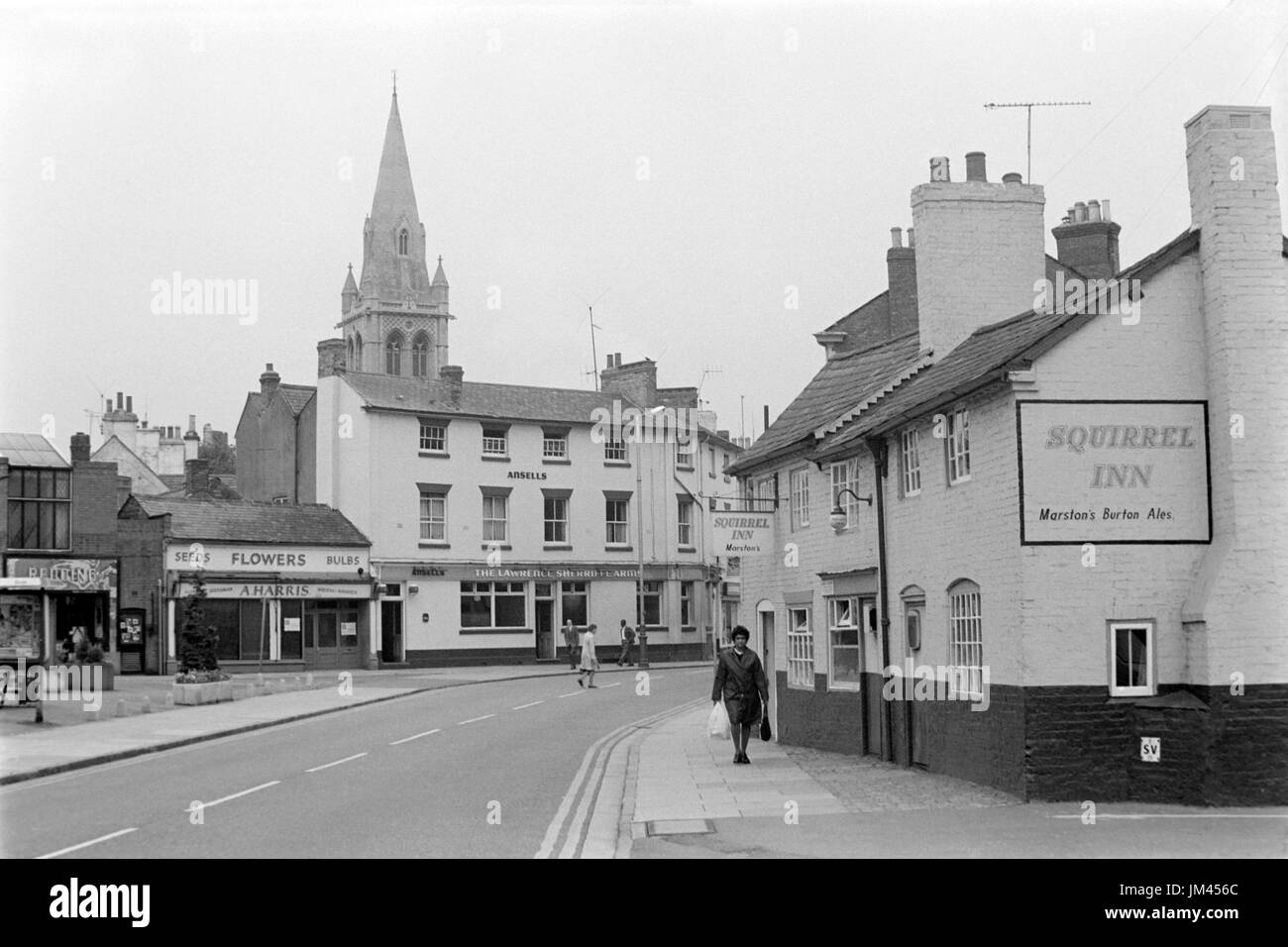 squirrel inn and lawrence sheriff arms in church street rugby england ...