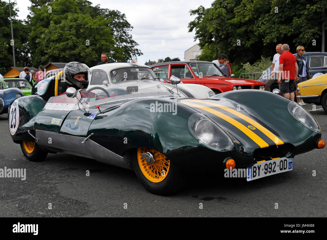 Lotus Westfield Eleven at the historic grand prix Bressuire France Stock Photo