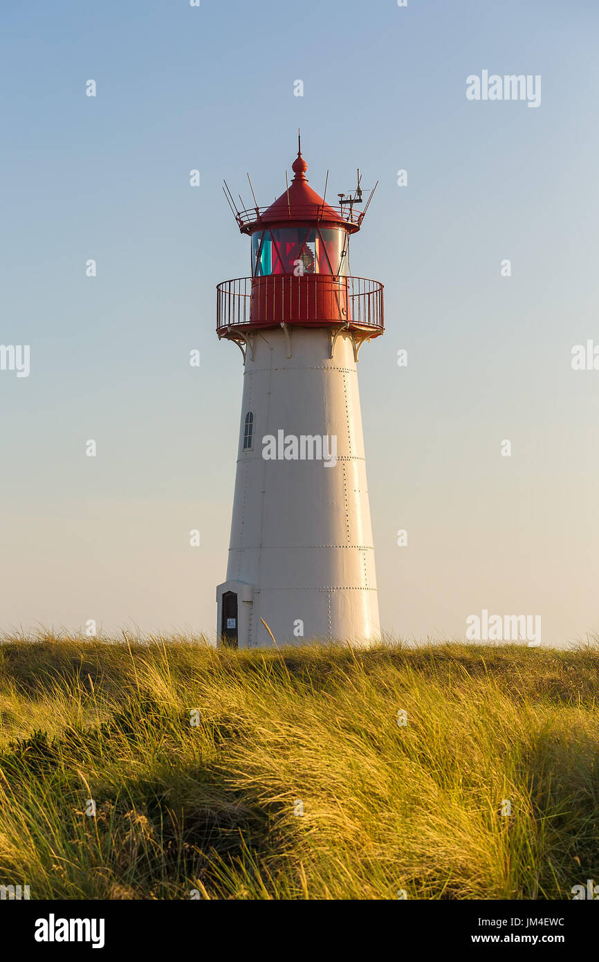 Lighthouse List-West - Germanys most northern Lighthouse Stock Photo