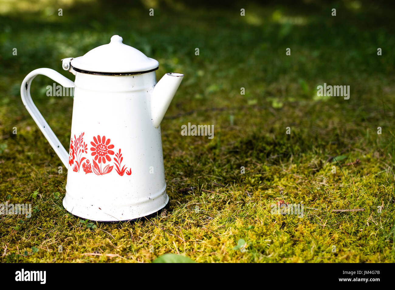 Old metal teapot hi-res stock photography and images - Alamy
