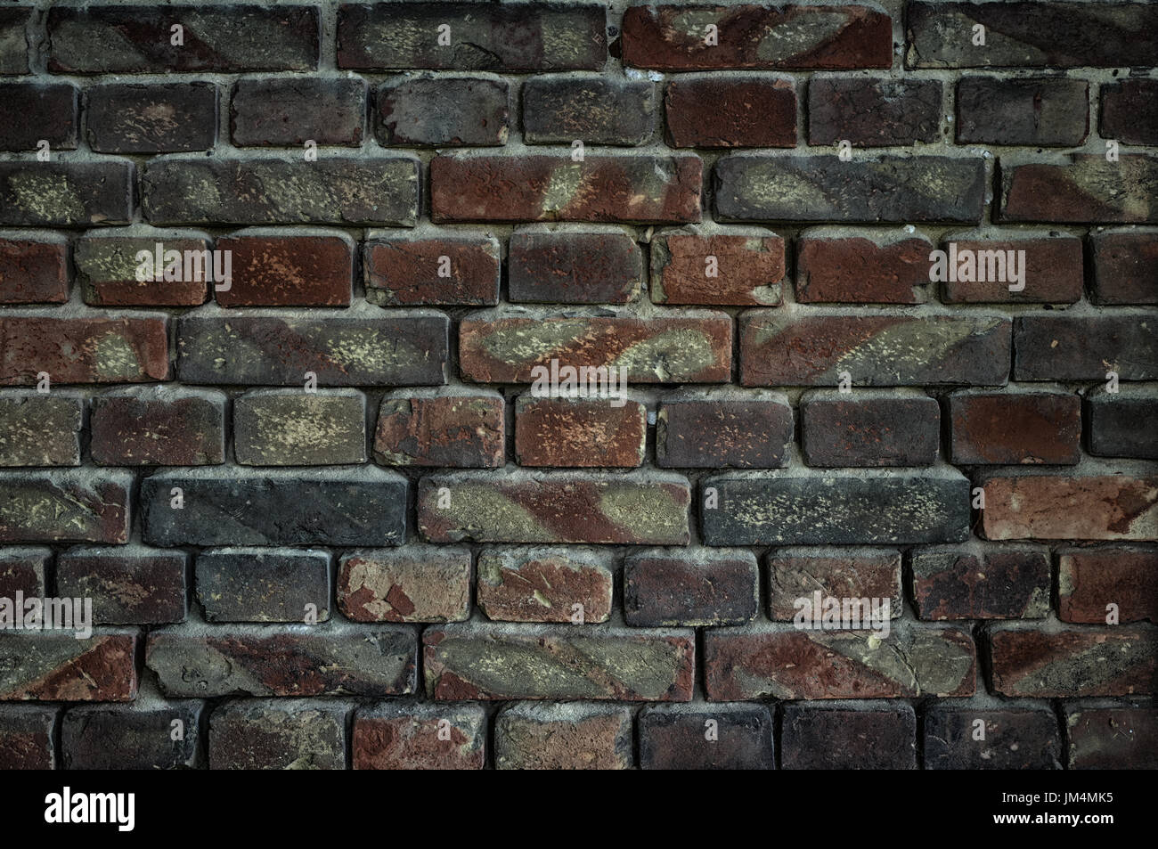 old brick wall for texture or background, dark effect Stock Photo - Alamy