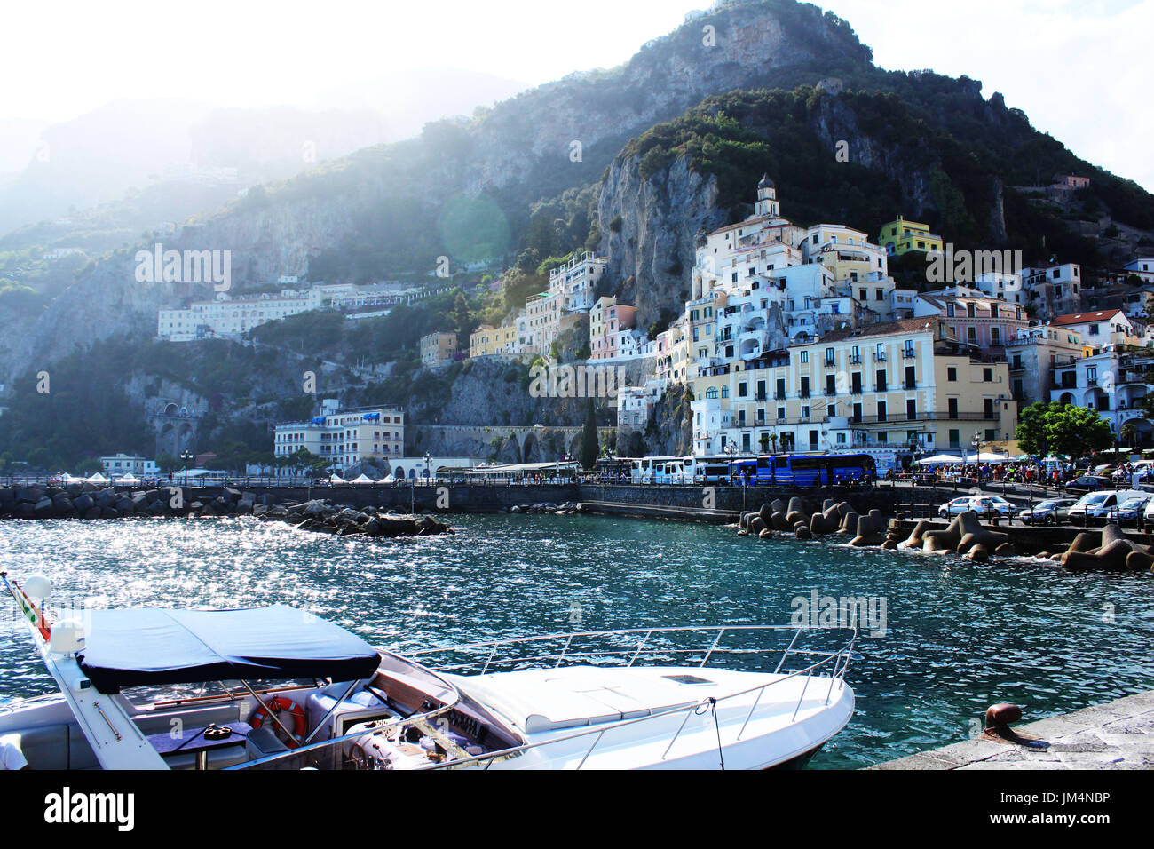 Amalfi Coast during summer Stock Photo - Alamy