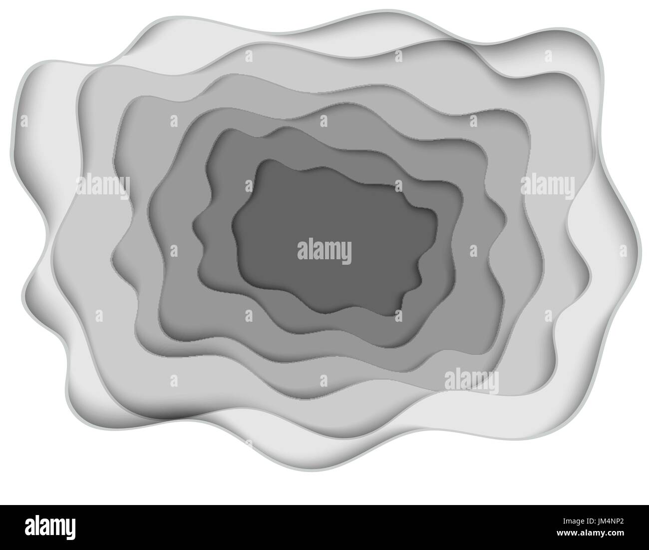 Vector paper cut craft Black and White Stock Photos & Images - Alamy