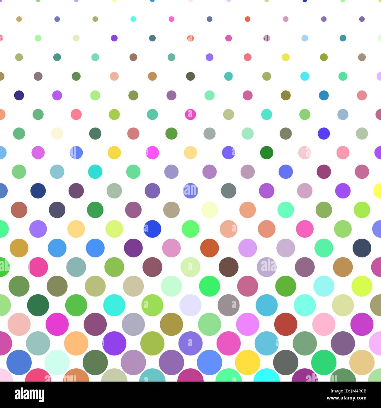 Abstract circle pattern background - vector graphic from dots in ...