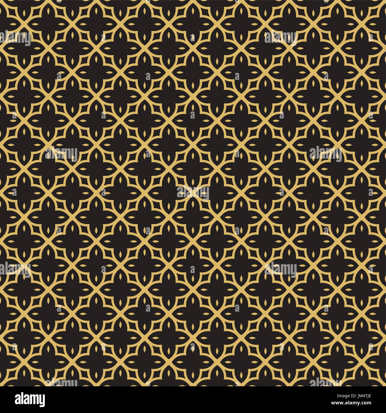 Arab gold luxury seamless pattern decoration in traditional abstract arabic style. EPS10 vector. Stock Vector