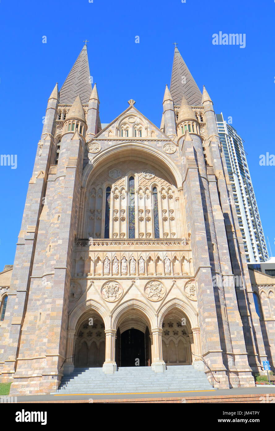 St Johns cathedral Brisbane Australia Stock Photo