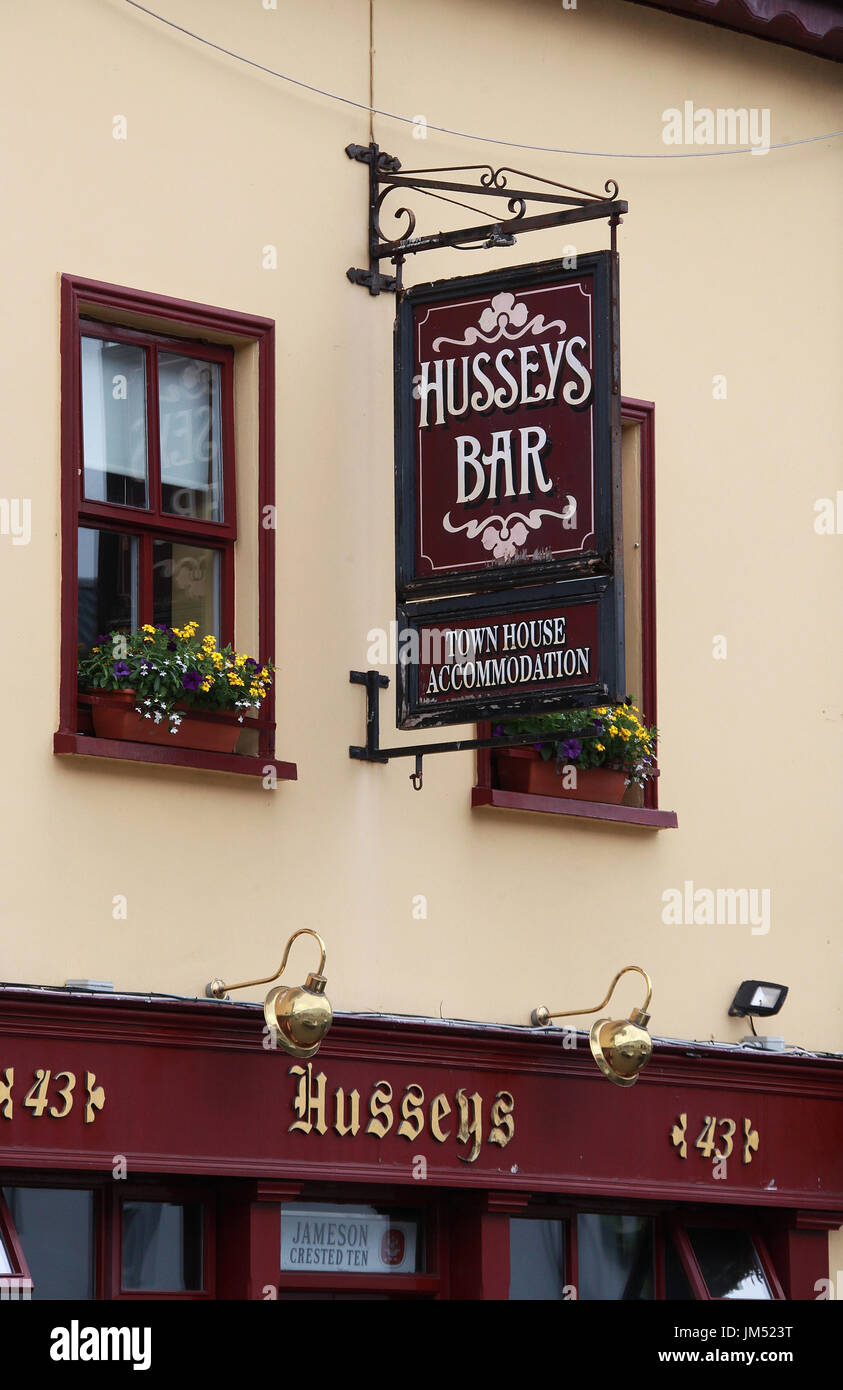 Husseys Bar in Killarney Stock Photo Alamy