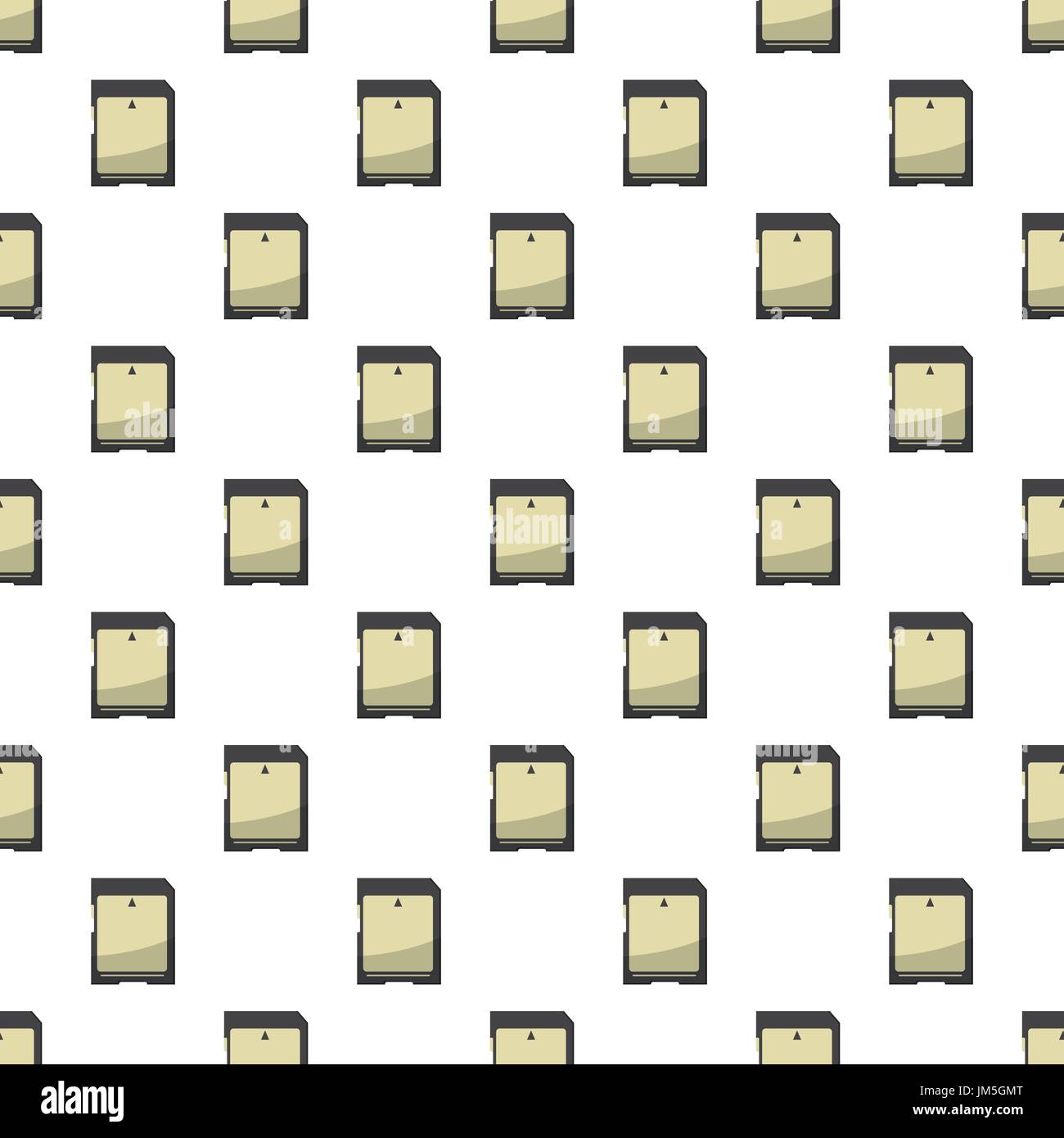 Memory card  pattern Stock Vector