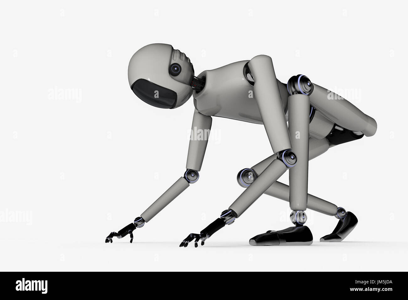 A robot is ready to start Stock Photo - Alamy